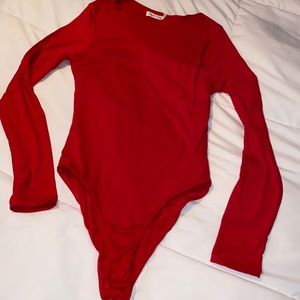 Long sleeve body suit - double lined